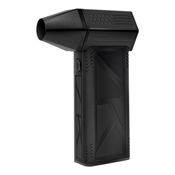 Compact Handheld Car Snow Removal Blower With Brushless Motor Portable High Velocity Fan For Outdoor Dust Cleaning Includes Nozzle And Usb Charging Cable Ideal For Winter Car Maintenance