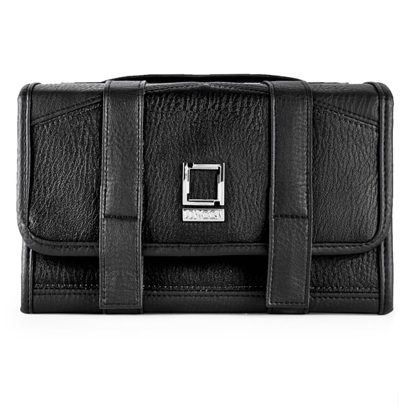 Compact Hanging Travel Toiletry Bag – Fold-Flat Organizer with Multiple Pockets, Water-Repellent Case for Travel & Everyday Use