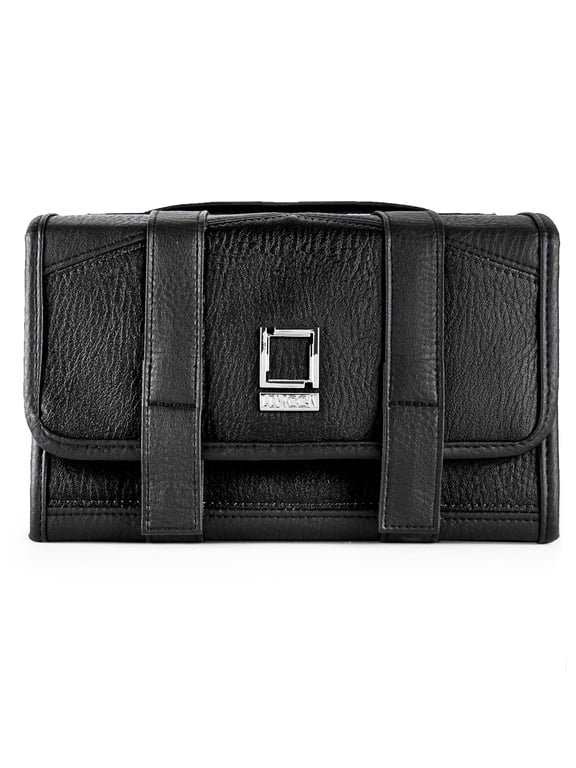 Compact Hanging Travel Toiletry Bag – Fold-Flat Organizer with Multiple Pockets, Water-Repellent Case for Travel & Everyday Use