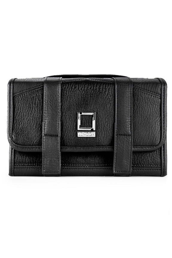 Compact Hanging Travel Toiletry Bag – Fold-Flat Organizer with Multiple Pockets, Water-Repellent Case for Travel & Everyday Use