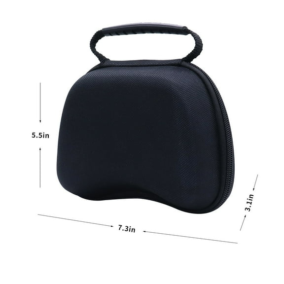 Compact Hard Travel Case for PS5 and For XBOX SERIES For Game Controllers Sleek Black Design Reliable Protection