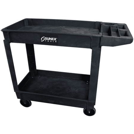 Sunex Compact Heavy Duty Utility Cart, Blac