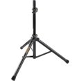 Compact HeightAdjustable Steel Speaker Stand with Tripod Base