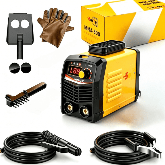 Compact Home Welder 110V Lightweight DC Inverter Welder Full Set with Multiple Specifications, Stable Performance and Easy Operation. It can easily handle home DIY, indoor and outdoor repairs