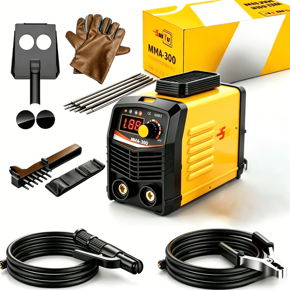 Compact Home Welder 110V Lightweight DC Inverter Welder Full Set with Multiple Specifications, Stable Performance and Easy Operation. It can easily handle home DIY, indoor and outdoor repairs