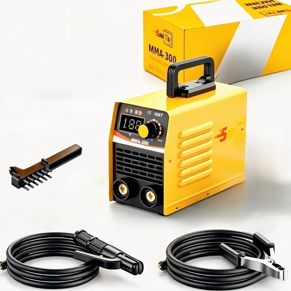 Compact Home Welder 110V Lightweight DC Inverter Welder Full Set with Multiple Specifications. It features stable performance and easy operation, making it suitable for home DIY projects