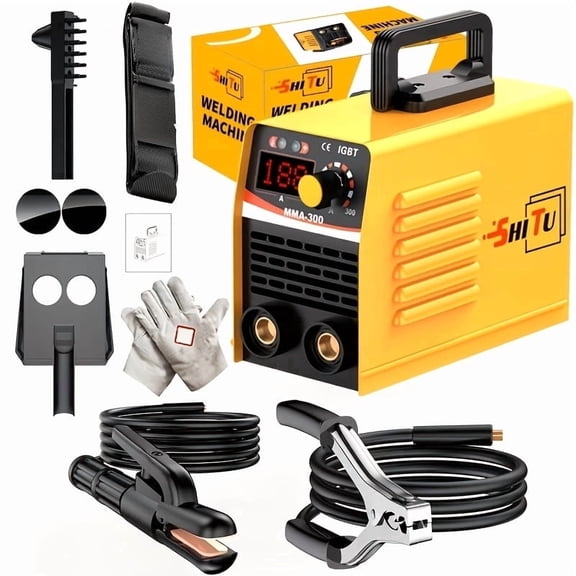 Compact IGBT ARC Welding Inverter for DC MMA Welding, Small Home Welding Device for ARC/MMA/ZX7 110V, American Standard Portable Automatic DC Inverter Welding Kit