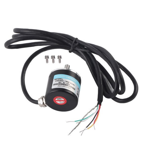 Compact Incremental Encoder: 30kHz, Solid Shaft, Durable Aluminum Housing, Office Industrial Applications