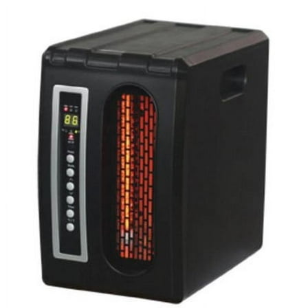 Compact Infrared Black Heater,5120 BTU