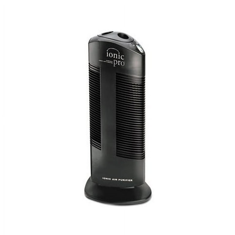 Compact Ionic Air Purifier, 250 sq ft Room Capacity, Black Compact Ionic Air Purifier, 250 sq ft Room Capacity, Black