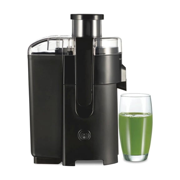 Compact Juice Extractor-400W Juicer Machine, Dishwasher-Safe, 1-Speed, Black