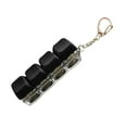 thumbnail image 1 of Compact Keyboard Fidget Toy Keychain Clicker Stress Relief for Anxiety Unease Pinch Fingers Sturdy Reliable Non Fading, 1 of 8