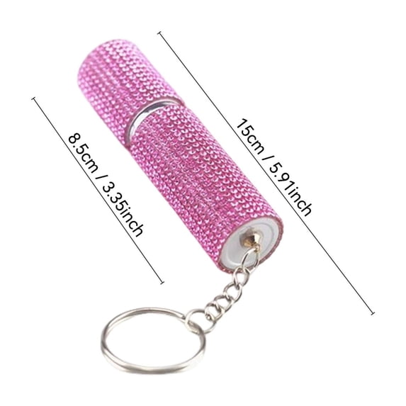 Compact Keychain Perfume Spray Bottle - Stylish and Convenient Travel Fragrance Dispenser