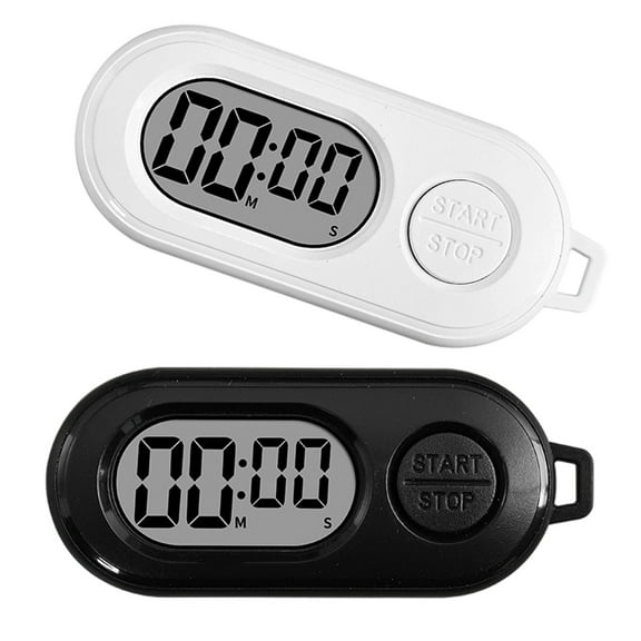 Compact Keychain Timer, High Accuracy LCD Display for Sports Cooking Outdoor Fitness Tracking