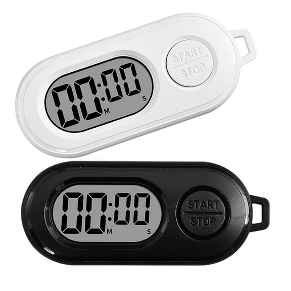 Compact Keychain Timer, High Accuracy LCD Display for Sports Cooking Outdoor Fitness Tracking