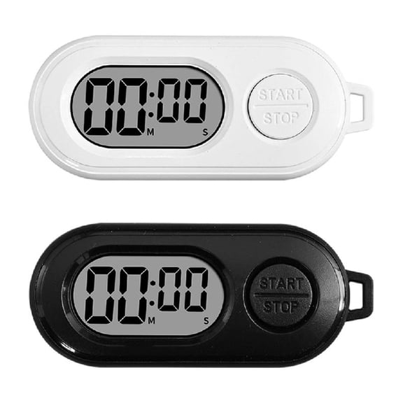 Compact Keychain Timer, High Accuracy LCD Display for Sports Cooking Outdoor Fitness Tracking