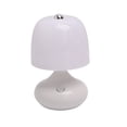 thumbnail image 1 of Compact LED Night Light Battery Powered Desk Lamp Decor For Dorm Room And Bedside Reading White 4.76 Inch, 1 of 6