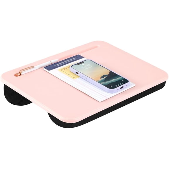 Compact Lap Desk  Fits Up to 14 Laptops  Rose Quartz  Style No. 43104