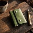 thumbnail image 1 of Compact Leather Trifold Wallet for Men - Slim Full Grain Leather Card Holder with Coin Pouch, 1 of 5