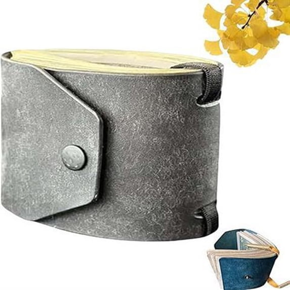 Compact Leather Wrap Wallet,Access Cash Holder,Slim Pocket Organizer ...