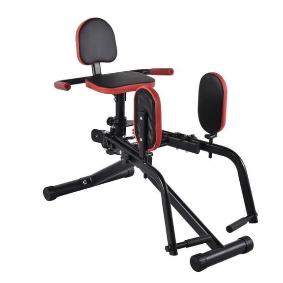 Compact Leg Abductor Machine, Quiet Glute Workout Equipment with 6-Level Intensity Setting for Home Gym Hip Shaping