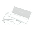thumbnail image 1 of Compact Lens Flat Folding Reading Glasses, Frost - Plus 2.5, 1 of 1