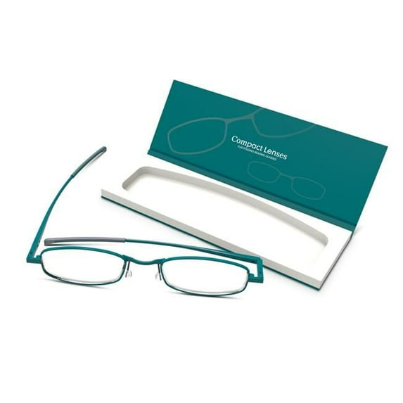 Compact Lens Flat Folding Reading Glasses, Surf - Plus 1.0