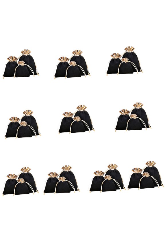 Compact Lightweight Velvety Storage Drawstring Bag for Jewelry Protections and Organization On the Go or At Hom