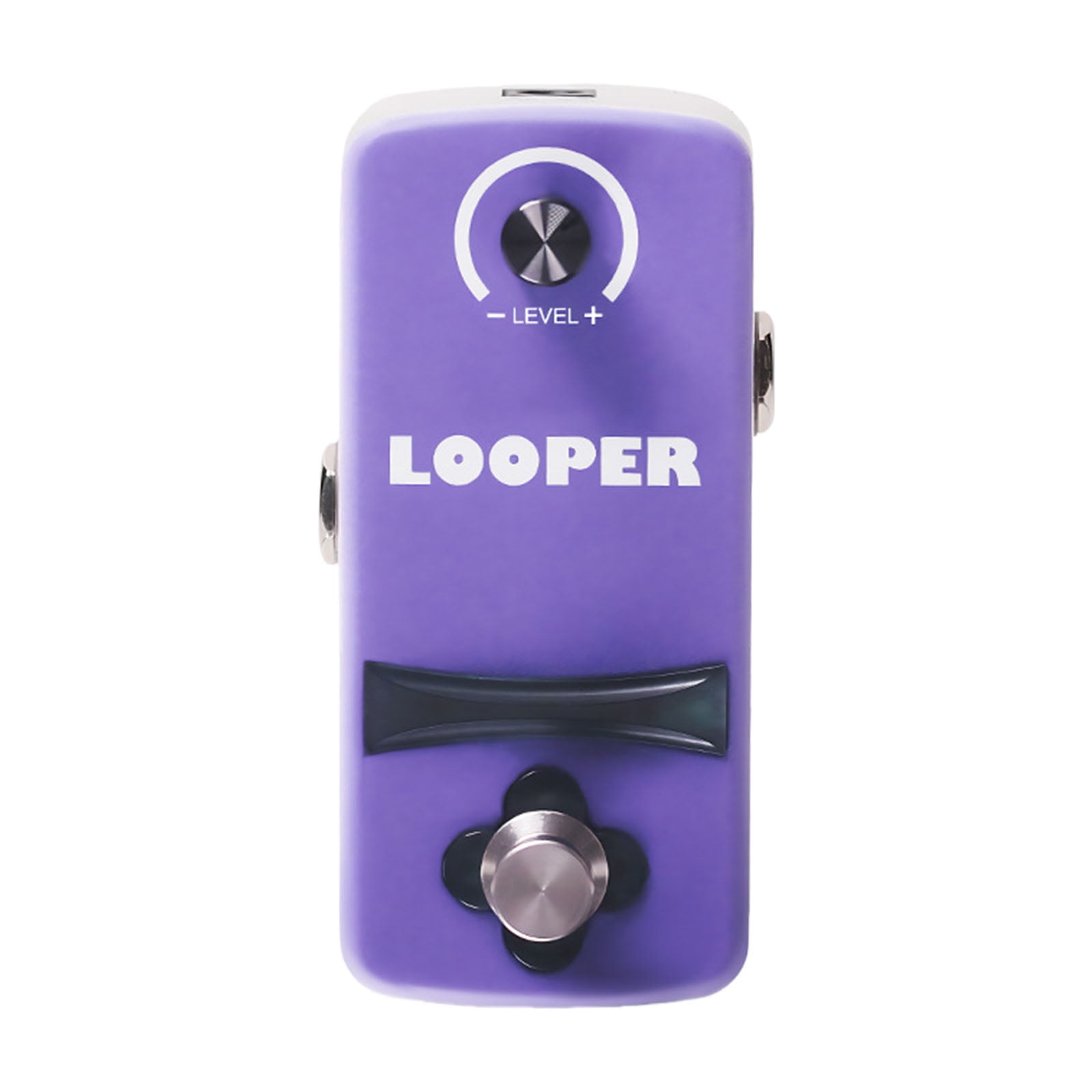Compact Loop Recording Pedal Portable Guitar Effects Device Alloy Texture for Practice and Creative Performances