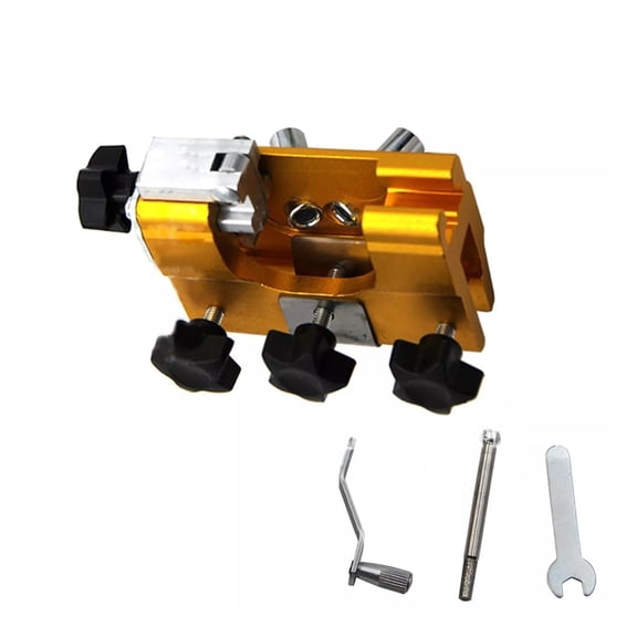 Hand Crank Chainsaw Sharpener Tool, Portable Chain Grinder for Chainsaw Maintenance, Easy-to-Use Chain Filing Kit