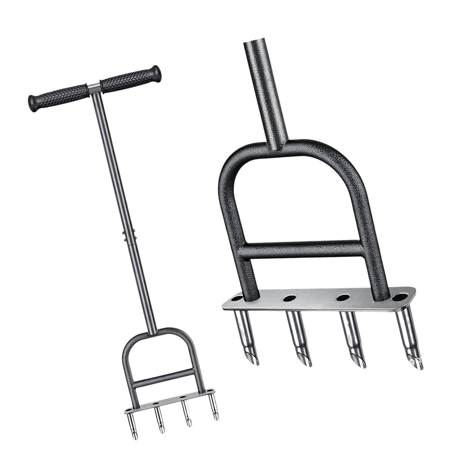 Compact Manual Garden Piercer Tool For Root Aeration And Yard Ventilation 95cm Length