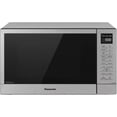 thumbnail image 1 of Compact Microwave Oven with 1200W Power, Sensor Cooking, Popcorn Button, Quick 30Sec & Turbo Defrost, 1.2 cu.ft, Stainless Steel, 1 of 10