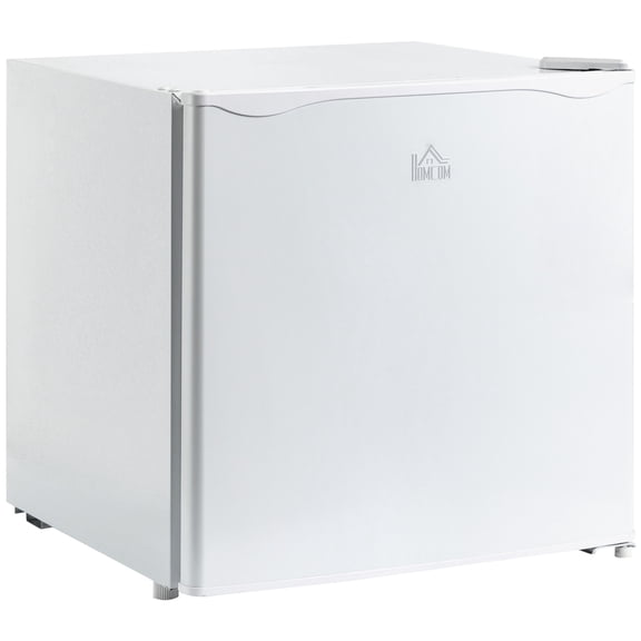 Compact Mini Freezer Countertop 1.1 Cu.Ft Upright Freezer with Removable Shelves Reversible Door for Dorm Apartment Office White