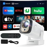 Compact Mini Projector, 4k Resolution, 16000 Lumens Brightness, 1080p Hd Display, Wifi Connectivity, Bluetooth 5.4 Technology, Smart Home Cinema Electric Focus Adjustment