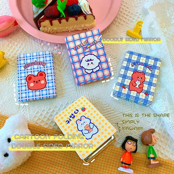 Compact Mirror,1X/3X Magnification, Ultra Portable for Purses,Small Travel Makeup Mirror,Pocket Mirror for Handbag,Purse,Gifts for Girls