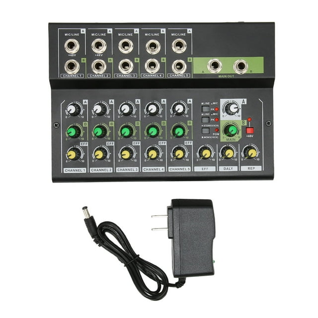 Compact Mixer 10 Channels Low Noise Stereo Compact Mixer Board for