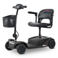 thumbnail image 1 of Compact Mobility Scooter, Electric Powered 4 Wheels Scooter for Seniors, Lightweight Folding Motorized Scooters with Front&Rear LED Light, Heavy Duty Elderly Mobility Scooter, Hold 300lb, Black, 1 of 12