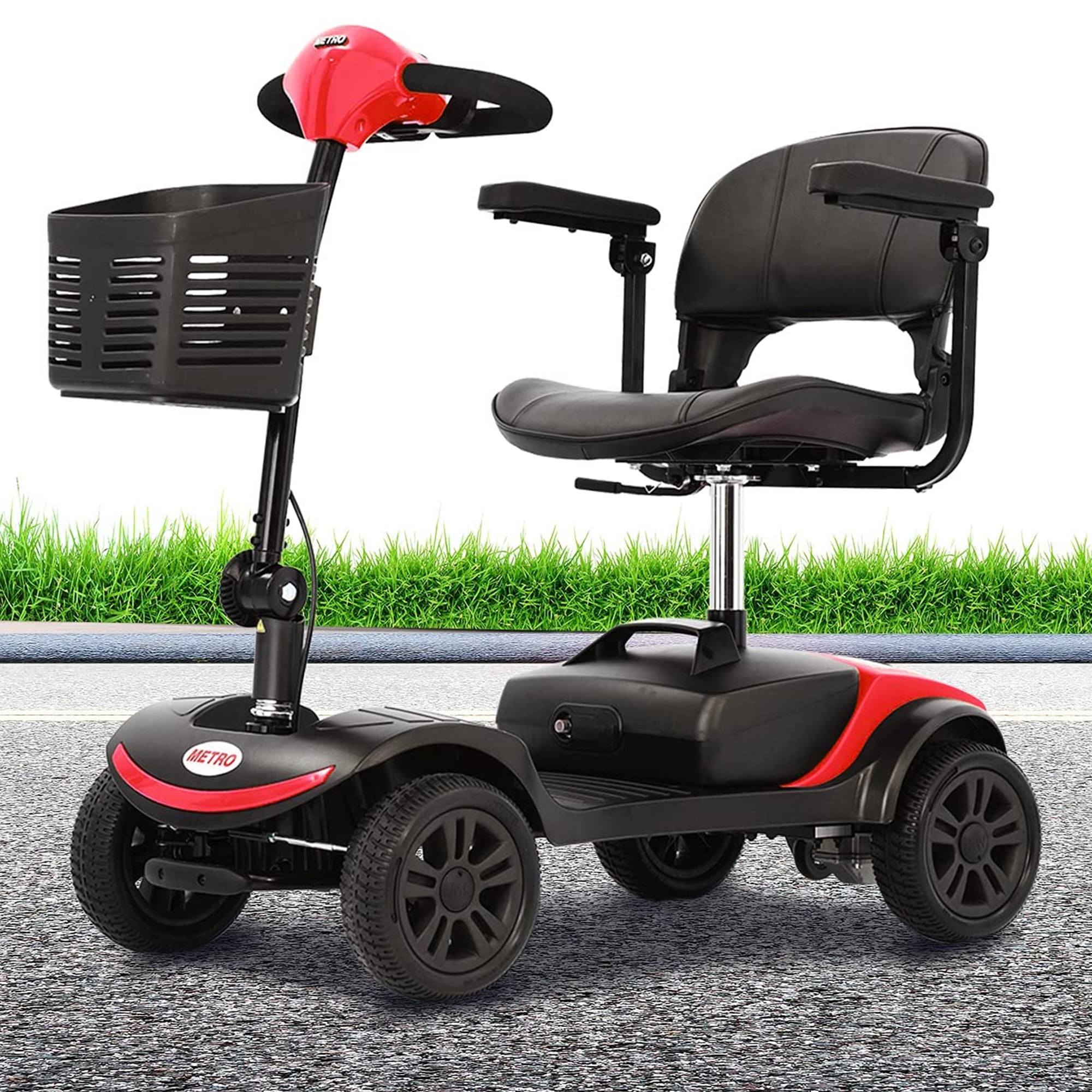 ENGWE Scout Compact Travel Power Scooter, Compact Heavy Duty