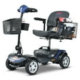 thumbnail image 1 of Compact Mobility Scooter for Seniors and Adults, Folding 4 Wheel Mobility Scooter with LED Light, All Terrain 10 Miles Long Range Electric Wheelchair, 300LBS Max Weight, Extended Battery with Charger, 1 of 7