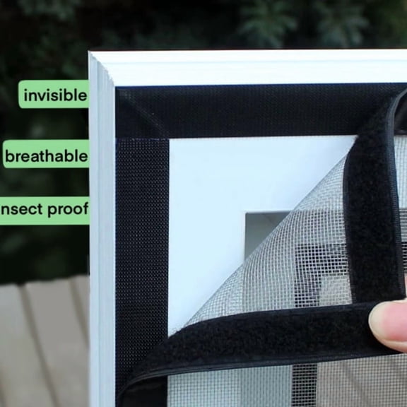 Compact Multi Size Invisible Nylon Hook with and Loop for Home Use, Mosquito  TYPPKMM