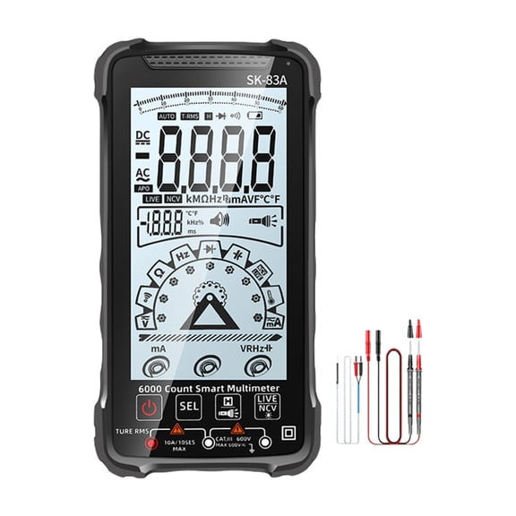 Compact Multimeter Portable Multimeter Device Easy to Carry for Electronic Hobbyists & Professional Engineers Alike