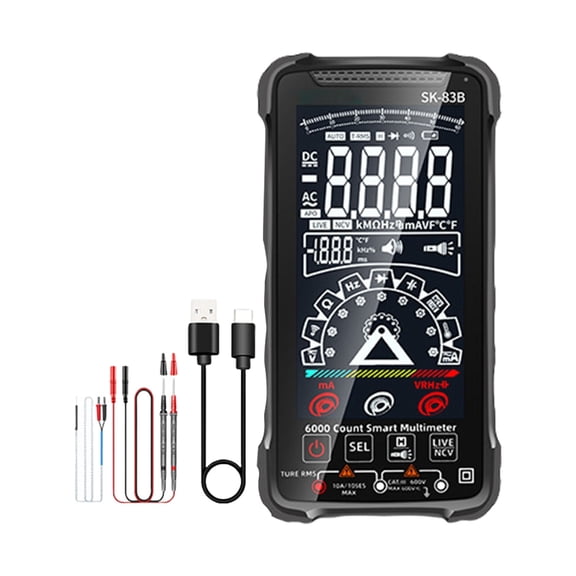 Compact Multimeter Portable Multimeter Device Easy to Carry for Electronic Hobbyists & Professional Engineers Alike
