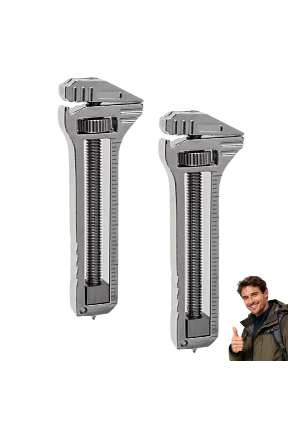 Compact Multitool with Titanium 4 Pack for home office, retail, mini wrench, keychain tool