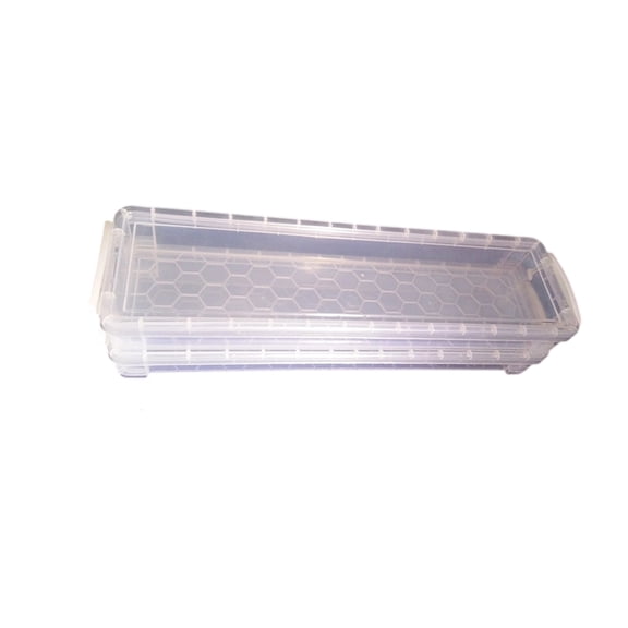 Compact Multiuse Plastic Organizers Case Accommodates 13Inch Brushes Stores Art Supplies Makeup Tool Sewing Set Beads