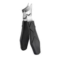 thumbnail image 1 of Compact Nail Clippers Short Handle Sharp Slanted Edge Nipper for Thick Toenails Professional Grade Stainless Steel Precision Pedicure Trimming Tools Kit Pro #075 Black, 1 of 5