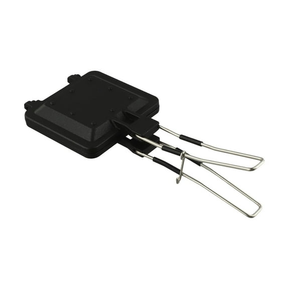 Compact Nonstick Sandwich Maker With Convenient Folding Handle For Outdoors