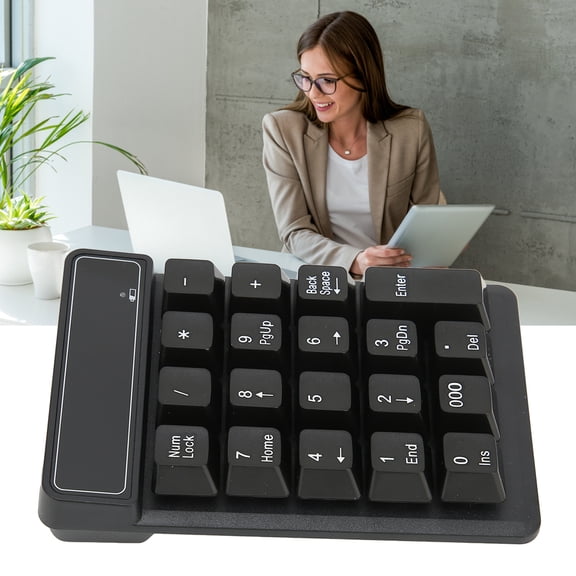 Compact Numeric Keypad, Lightweight Waterproof, Ideal For Office, Home Travel, 10M Range