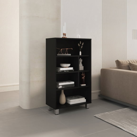 Compact Office Bookcase with 4 Shelves - Ideal for Limited Spaces