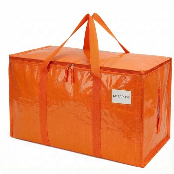 Compact Outdoor Indoor Storage For Home Organization Large And Organizer With Handle And Zipper Closure For Versatile Use In Closets Attics And Dorm Rooms Storage Bag with Handles Storage with Lids