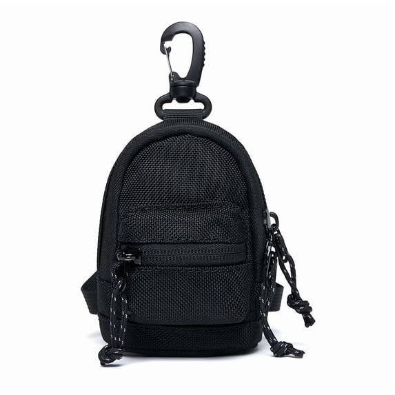 Compact Oxford Cloth Key & Earphone Organizer Bag - Breathable, Durable Mini Pouch with Adjustable Strap, Perfect for Coins, Headphones